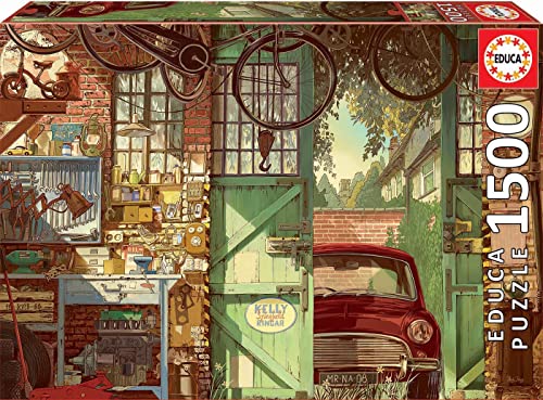 educa-alte-garage-puzzle-1500-teile-18005-oldtimer-nostalgie-85x60 image 6