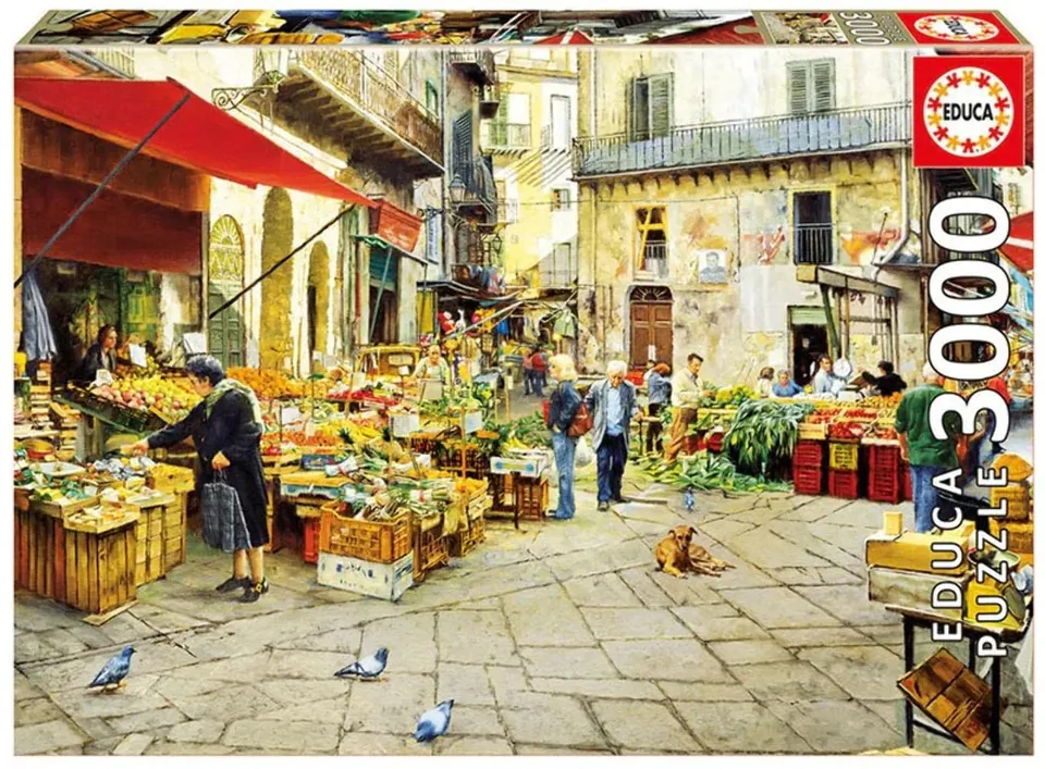 educa-16780-la-vucciria-market-puzzle-3000-teile image 1