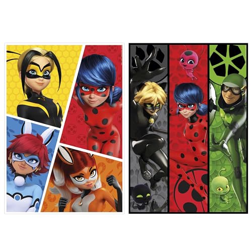 educa-ladybug-19969-2x100-teile-kinderpuzzle-40x28-cm image 7
