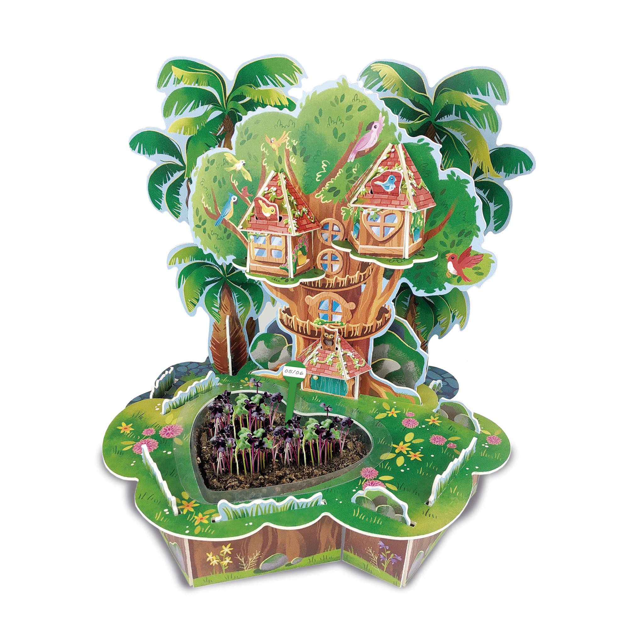 educa-19468-dream-garden-3d-baum-bastel-puzzle-ab-5 image 2
