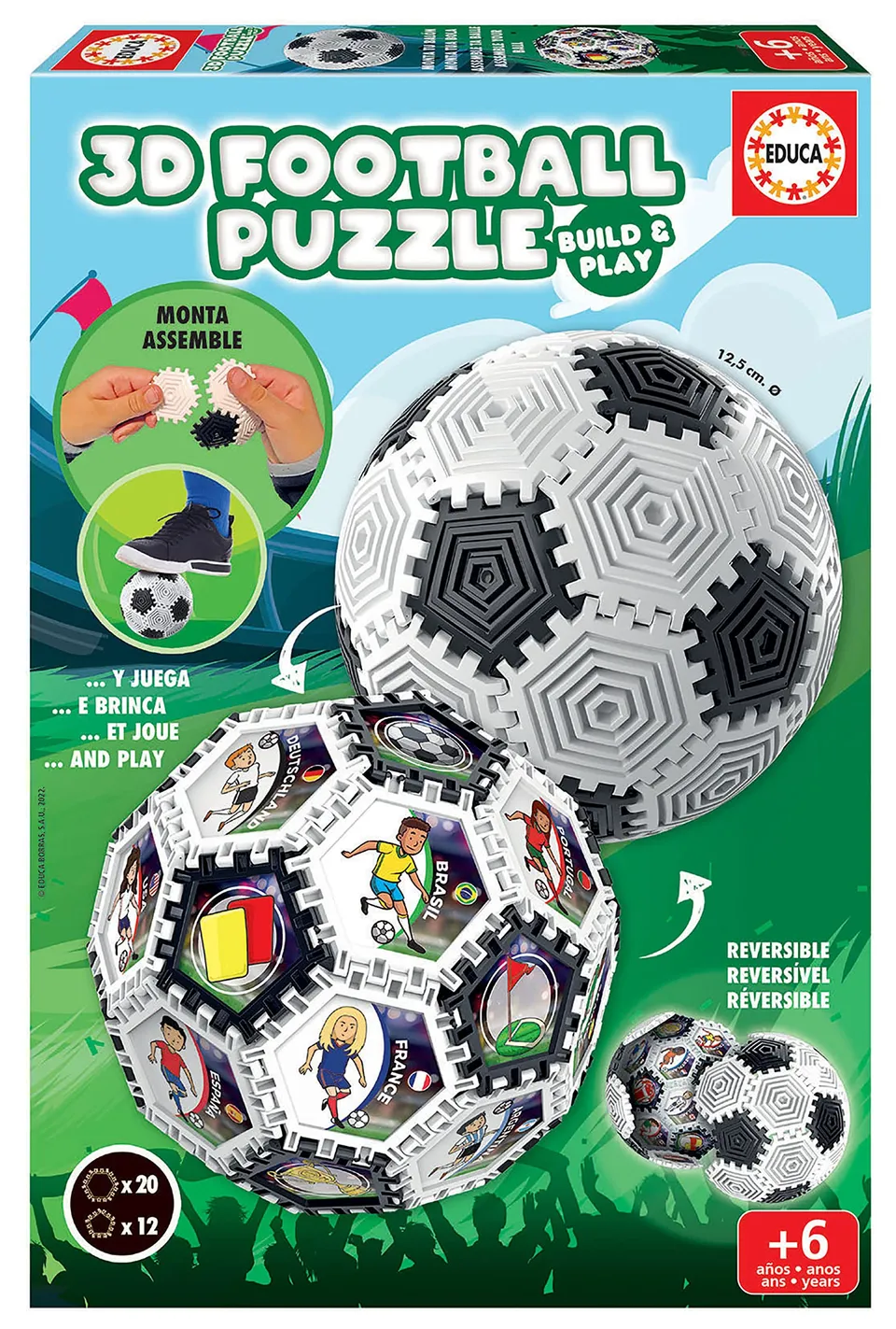 educa-build-play-3d-fu-ball-puzzle-32-teile-19210-ball-ab-6-j image 1
