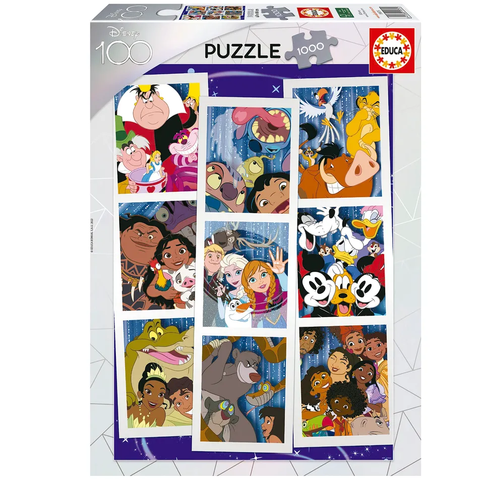 educa-19575-disney-collage-puzzle-1000-teile-68x48-cm image 1