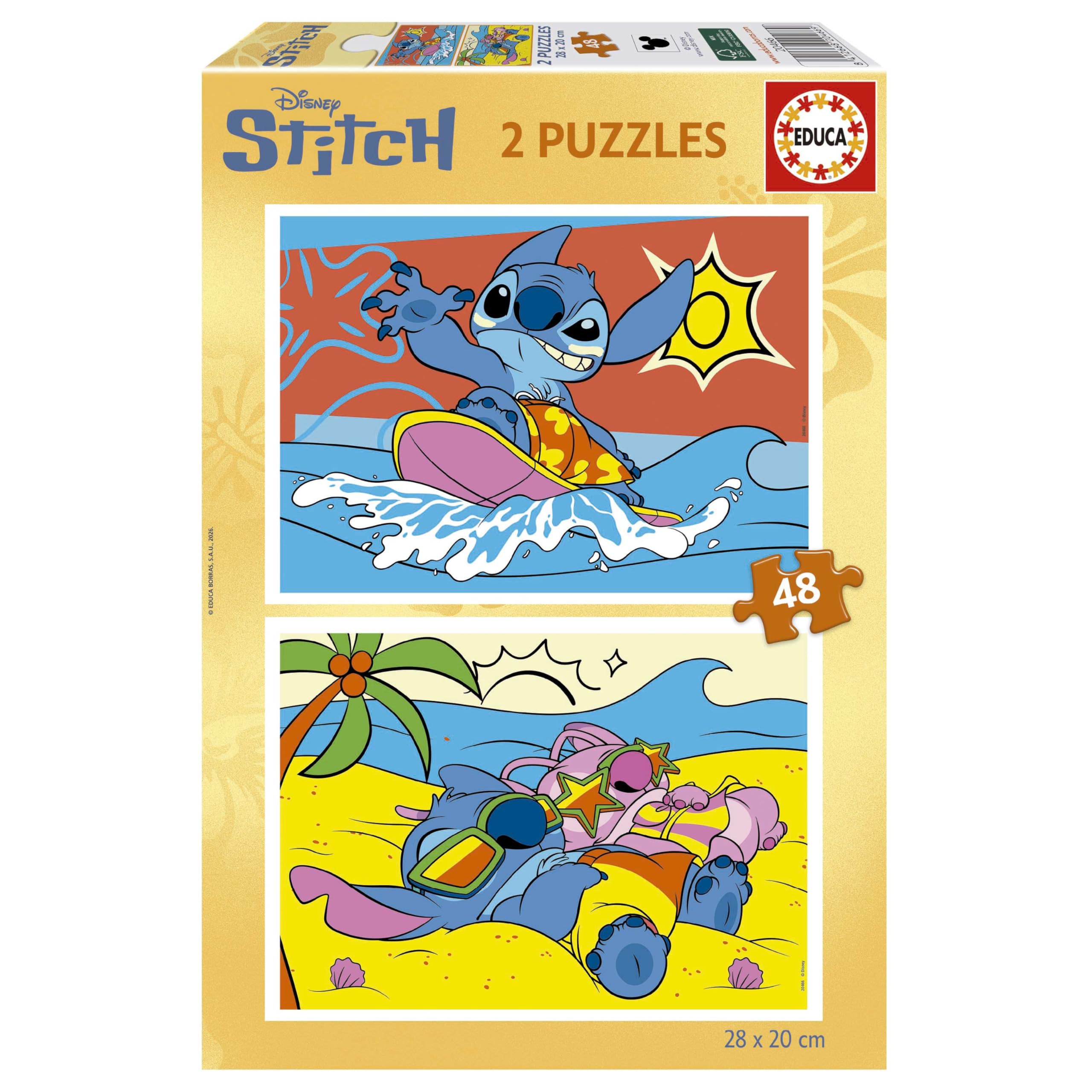 educa-vaiana-2x48-teile-kinderpuzzle-disney-ab-4-jahren image 6