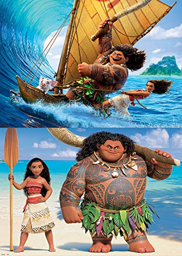 educa-vaiana-16953-puzzle-2x100-teile-motiv-set-ab-6-jahren image 4