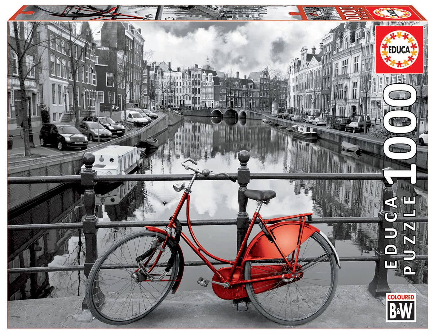 educa-14846-fahrrad-in-amsterdam-puzzle-1000-teile-holland image 1