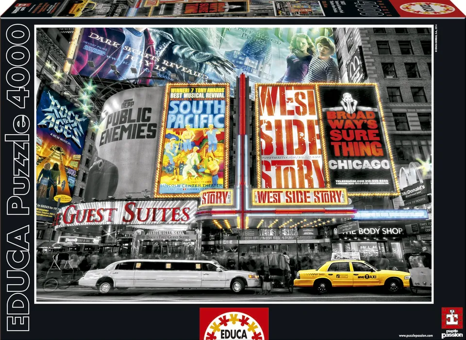 educa-16021-new-york-theater-puzzle-4000-teile-schwarz-wei image 1