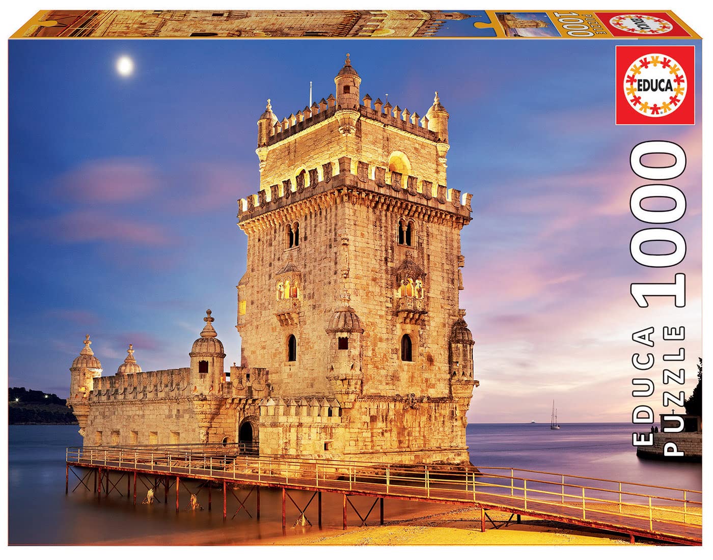 educa-torre-de-b-lem-lisboa-puzzle-1000-teile-st-dtemotiv image 1