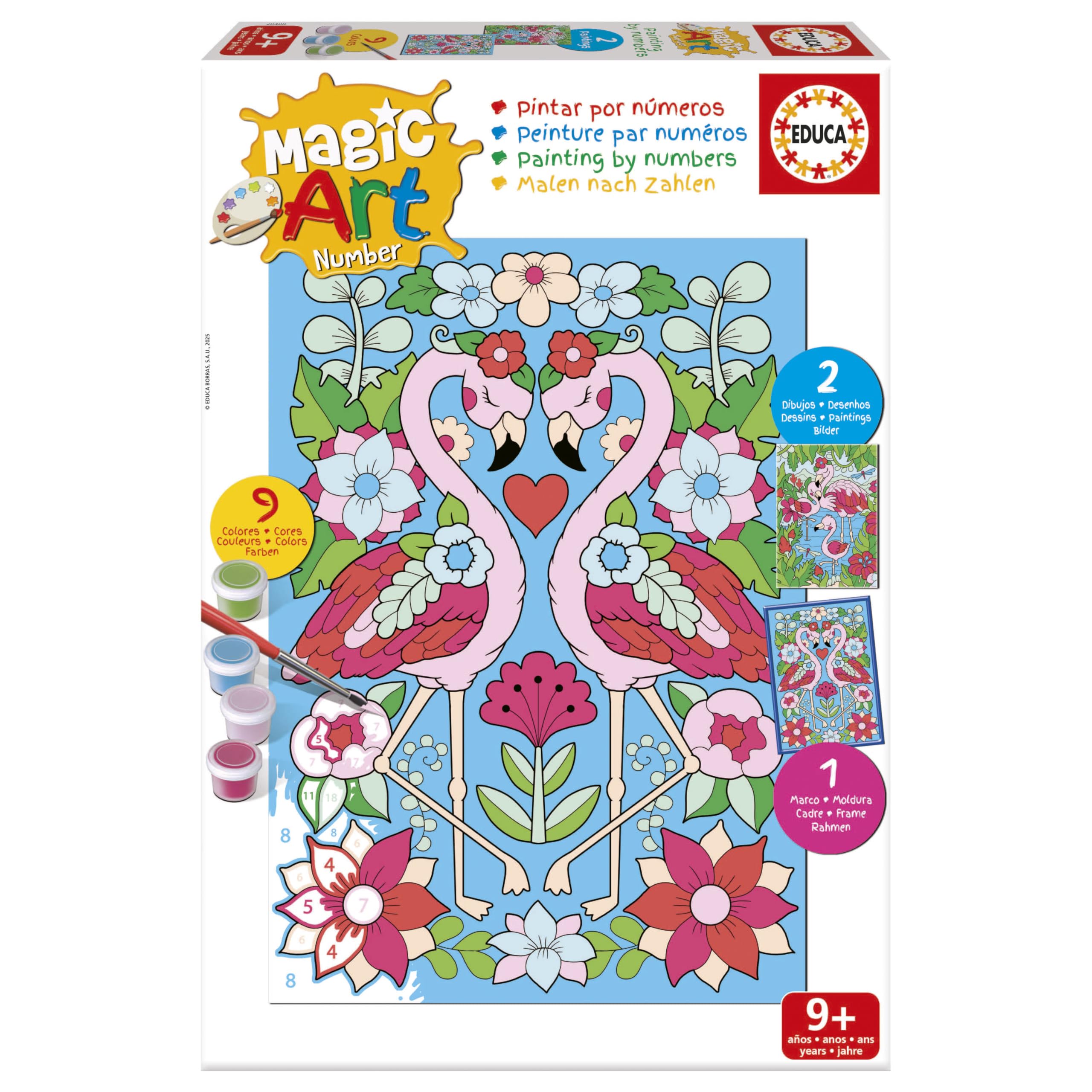 educa-magic-art-number-flamenco-malen-nach-zahlen-ab-9-j image 1