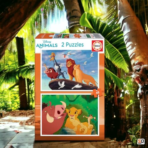 educa-k-nig-der-l-wen-18629-kinderpuzzle-2x48-simba-ab-4 image 4