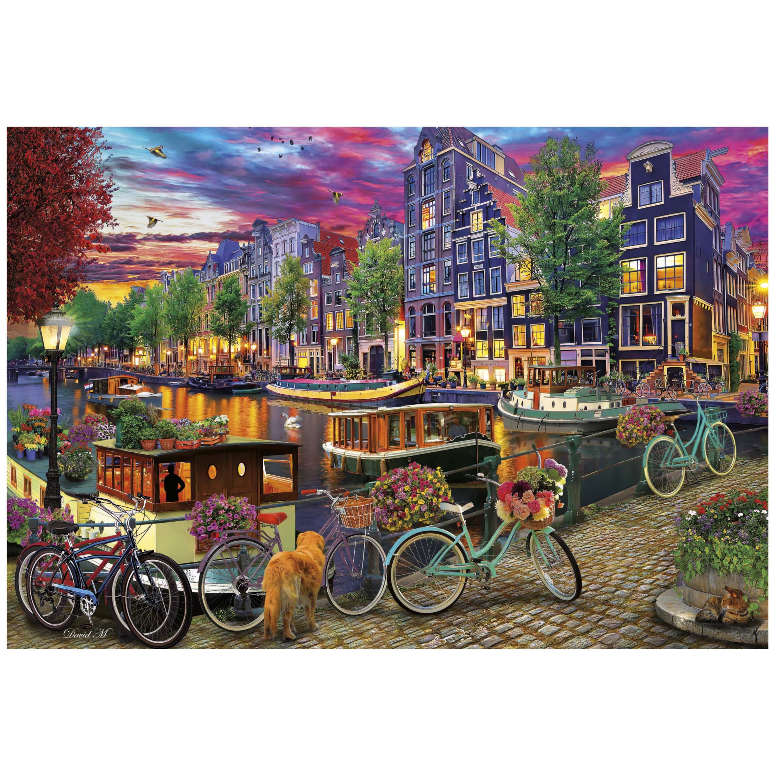 educa-6000-teile-puzzle-radfahren-in-amsterdam-156x107-cm image 2