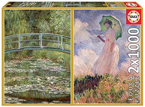 educa-19270-seerosen-puzzle-2x1000-teile-monet image 6