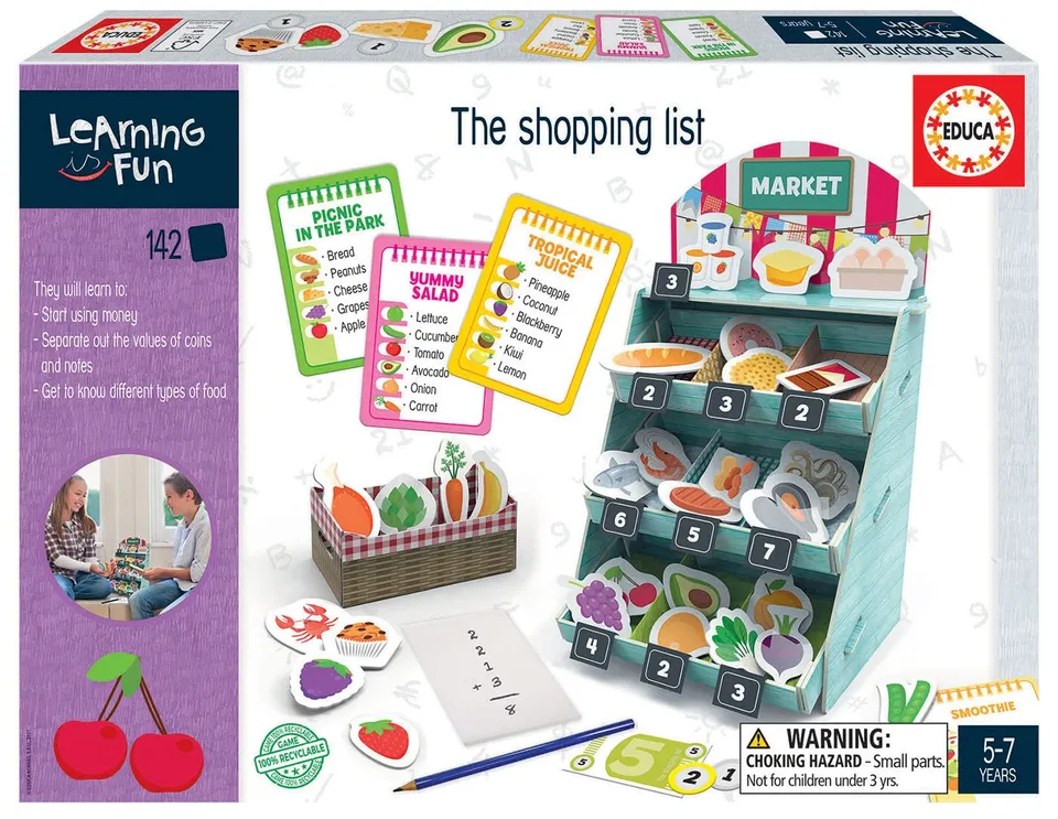 educa-learning-is-fun-18843-einkaufsliste-lernspiel-ab-5-j image 1