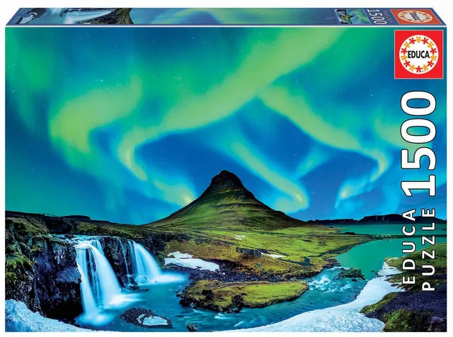 educa-polarlichter-1500-teile-puzzle-island-ab-12-jahren image 1