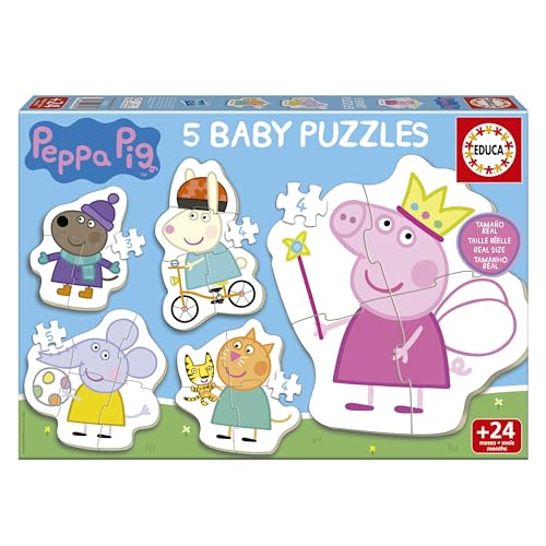 educa-baby-20318-peppa-wutz-puzzle-5in1-3-5-teile-ab-2-jahre image 7