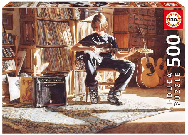 educa-16733-gitarre-puzzle-500-teile-48x34-cm image 1