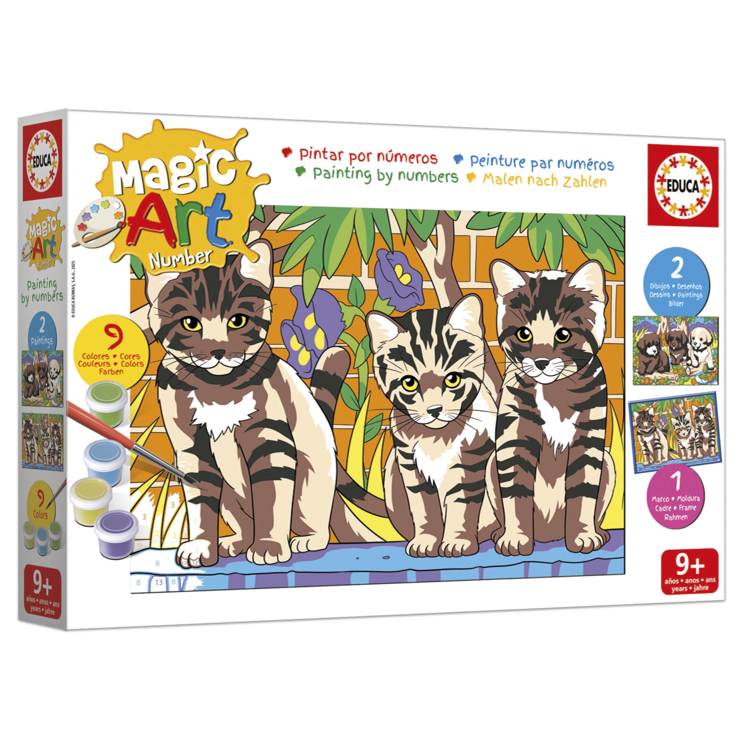educa-magic-art-number-malen-nach-zahlen-k-tzchen-welpen-20299 image 3