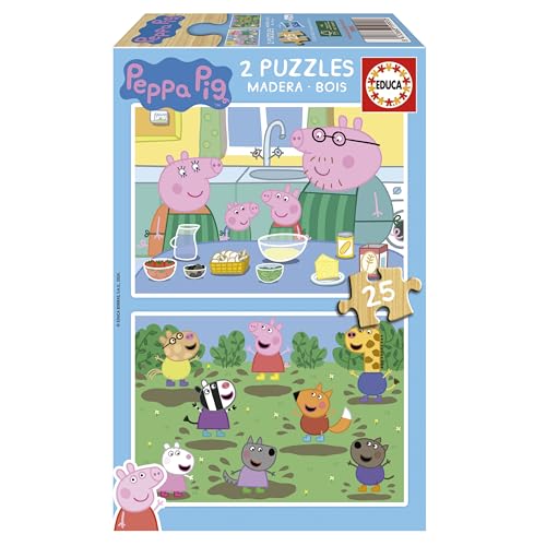 educa-peppa-pig-holzpuzzle-2x25-teile-ab-4-jahren image 7