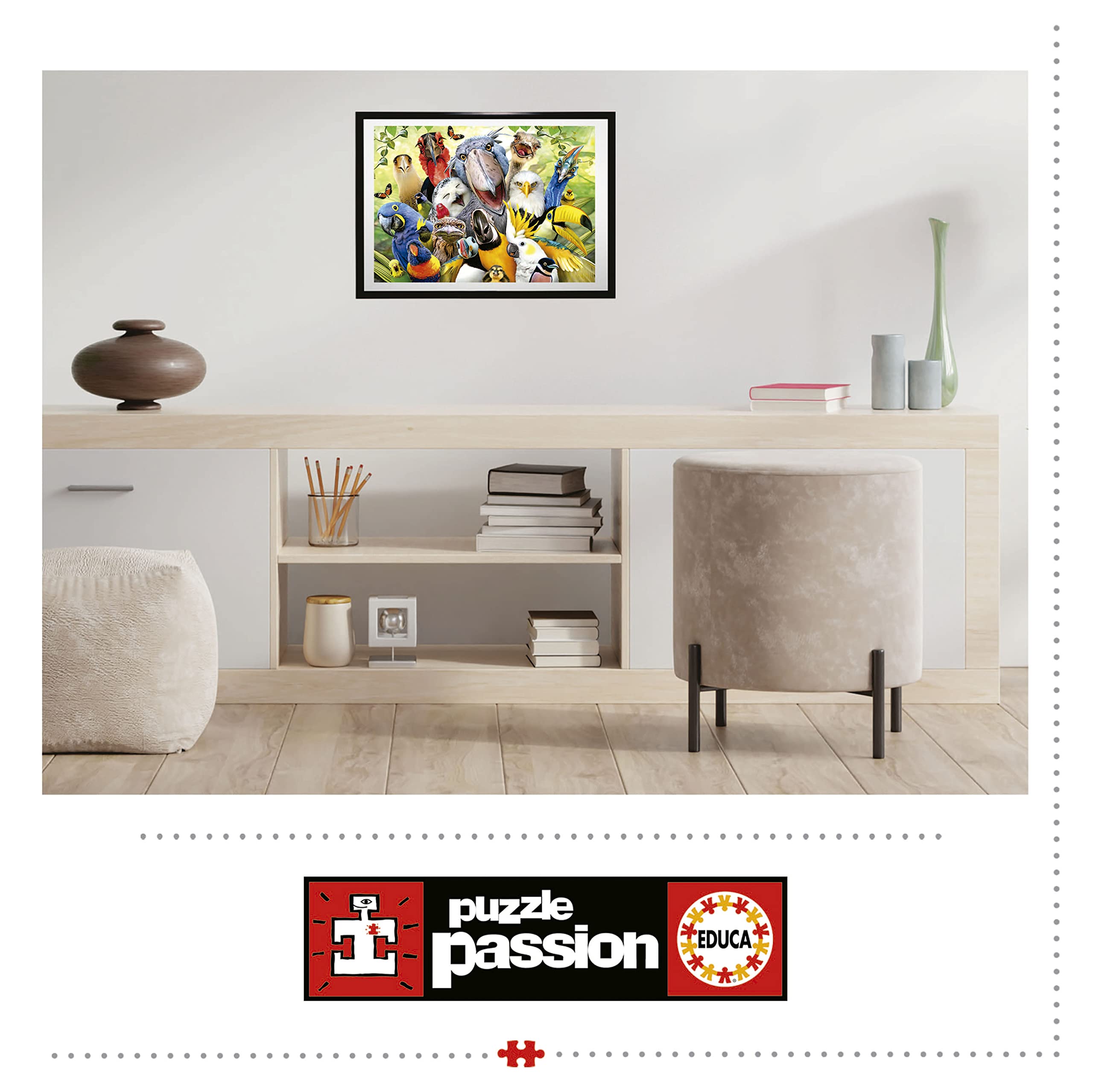 educa-bunte-v-gel-puzzle-500-teile-selfies-papagei-ab-11-j image 5