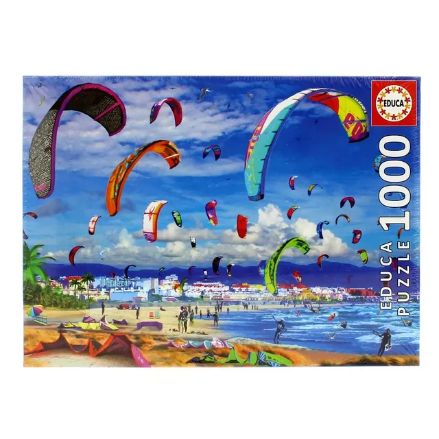 educa-17693-kitesurfing-puzzle-1000-teile-68x48-cm-mit-kleber image 1