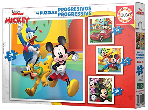 educa-mickeys-freunde-4in1-puzzle-12-25-teile-disney-ab-3 image 8