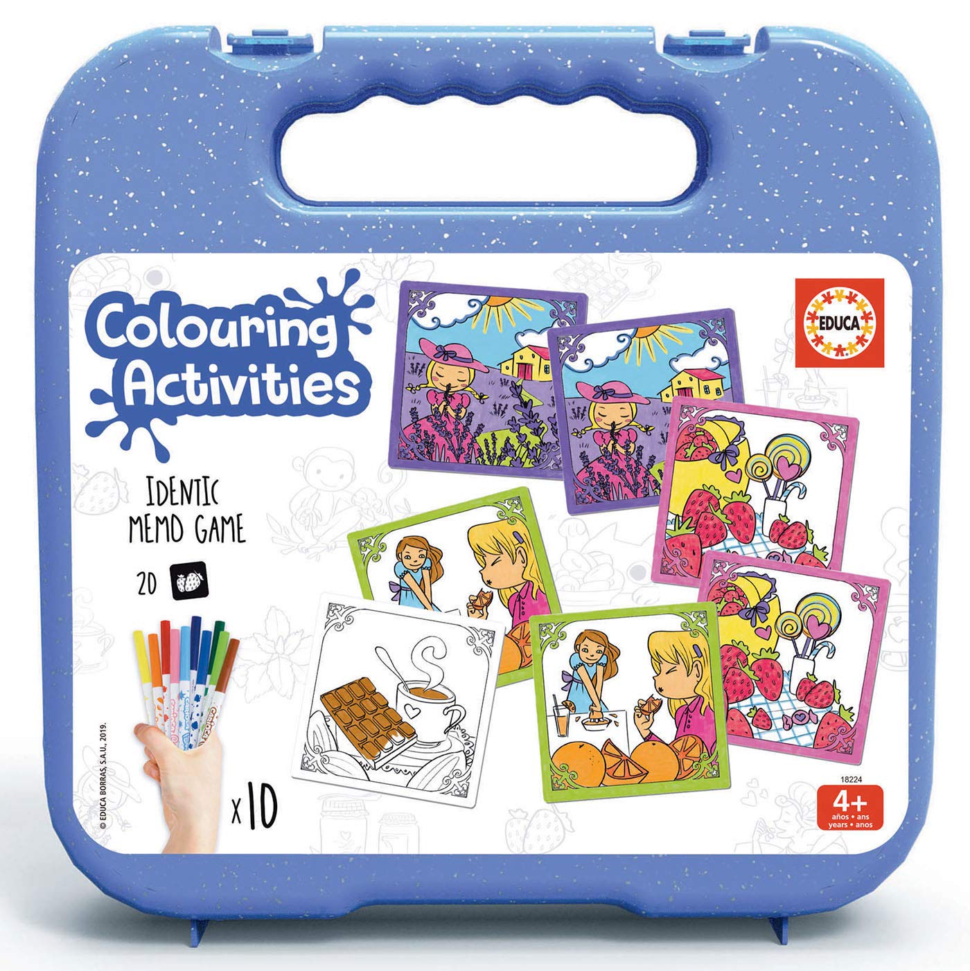 educa-colouring-einhorn-malpuzzle-100-teile-mit-stiften image 7