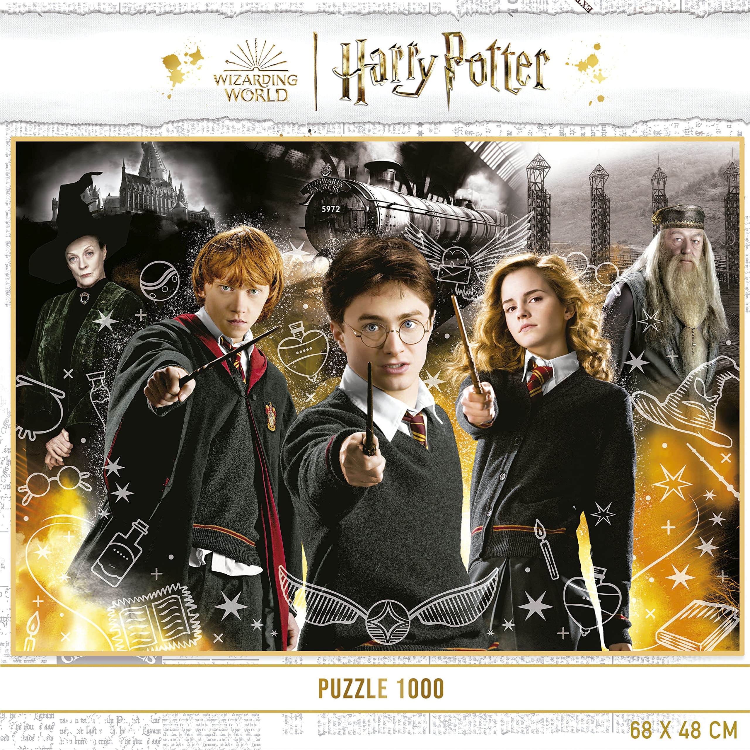 educa-harry-potter-19488-neon-puzzle-1000-teile-nachtleuchtend image 3