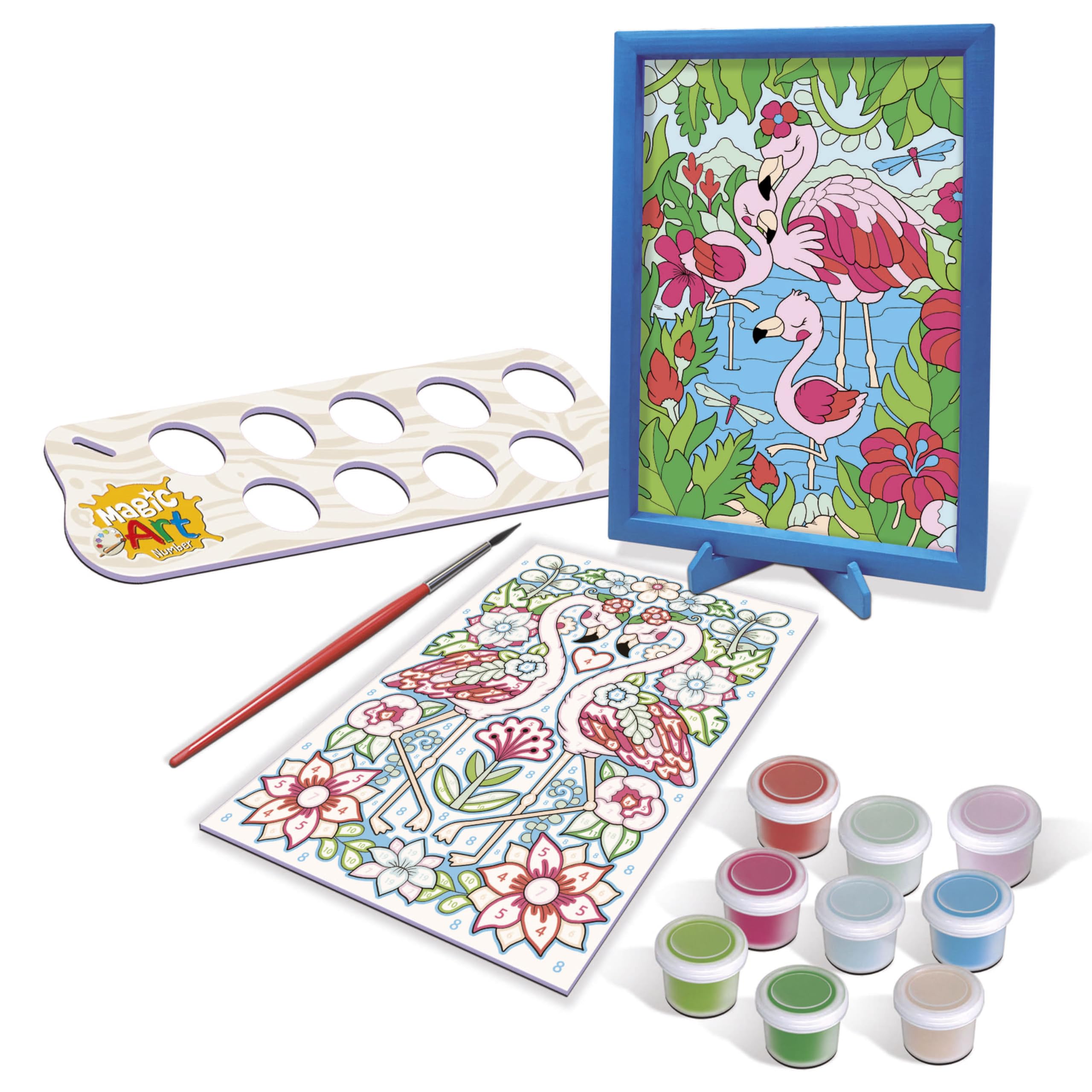 educa-magic-art-number-flamenco-malen-nach-zahlen-ab-9-j image 2