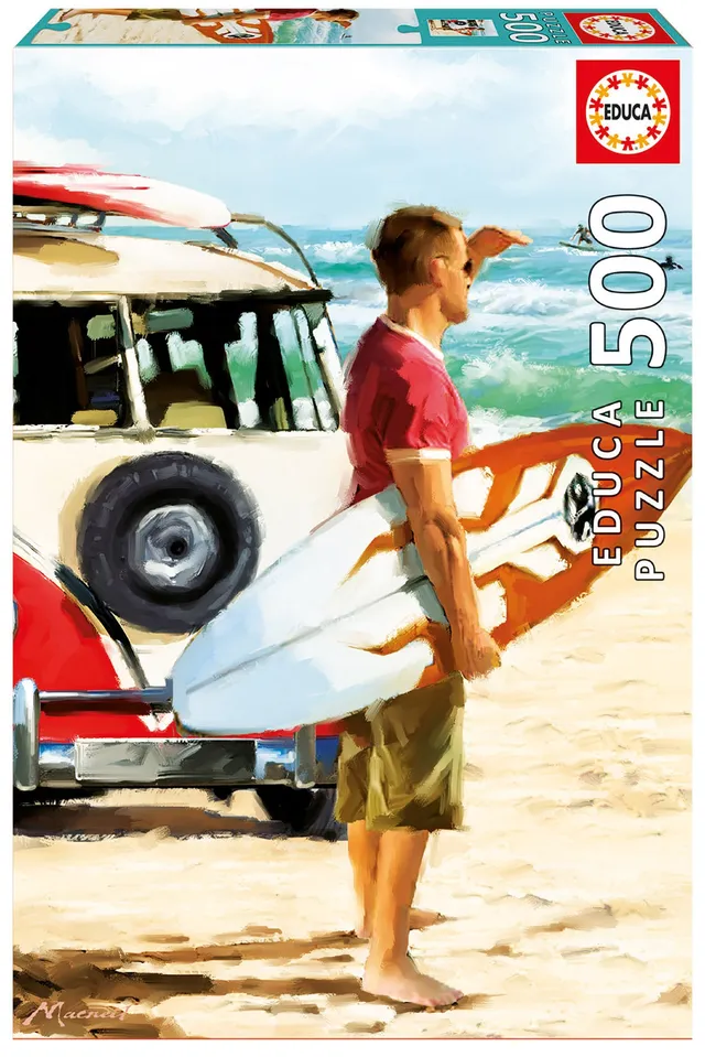 educa-17084-surfer-puzzle-500-teile-48x34-cm image 1