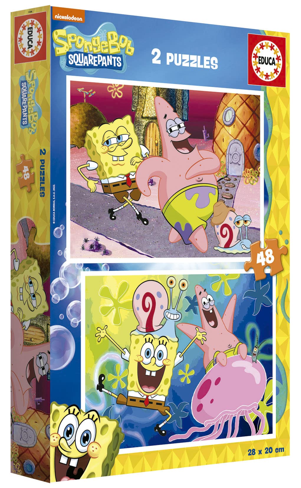 educa-19388-spongebob-puzzle-2x48-teile-ab-3-jahren image 2