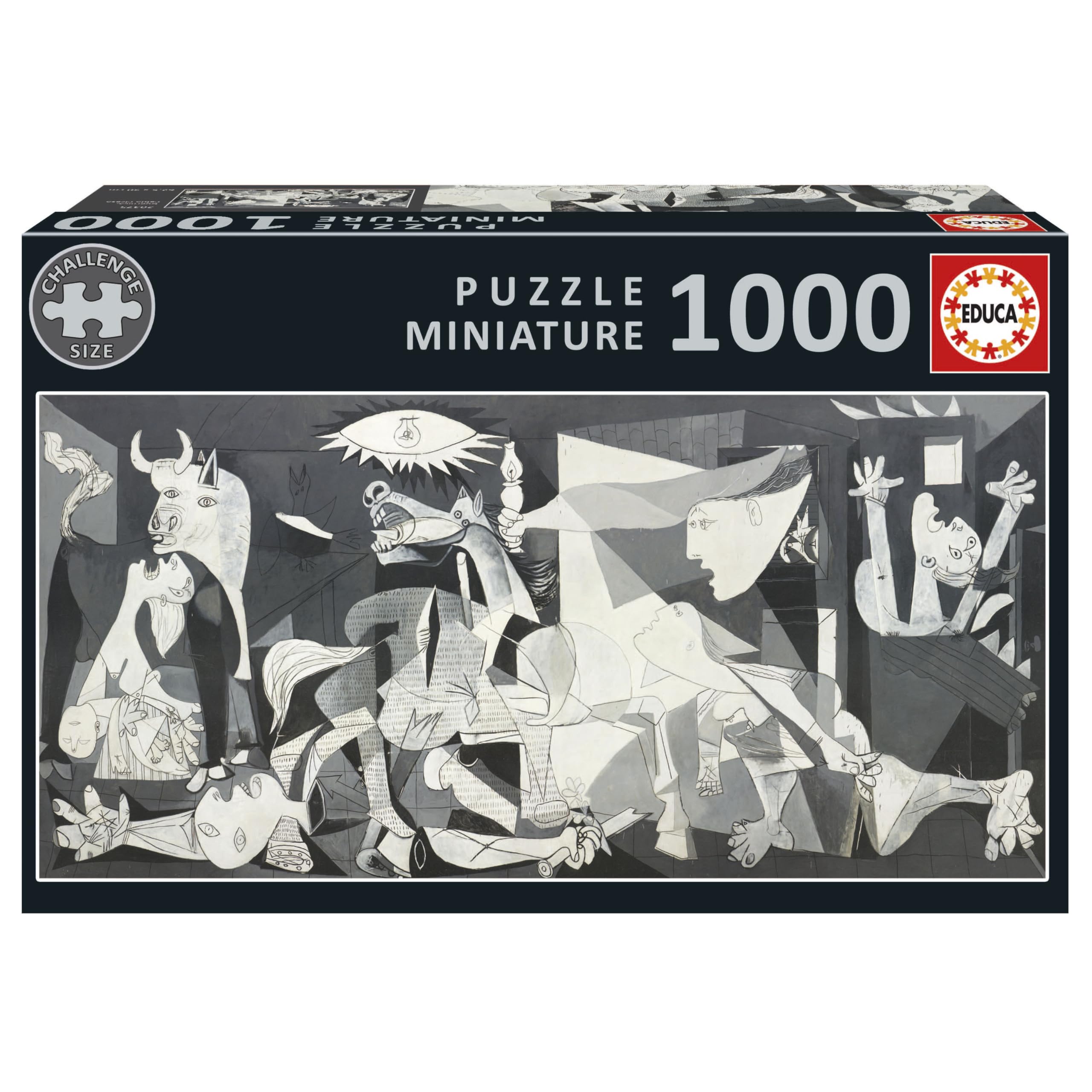 educa-guernica-mini-puzzle-1000-teile-picasso-30x46-cm image 1