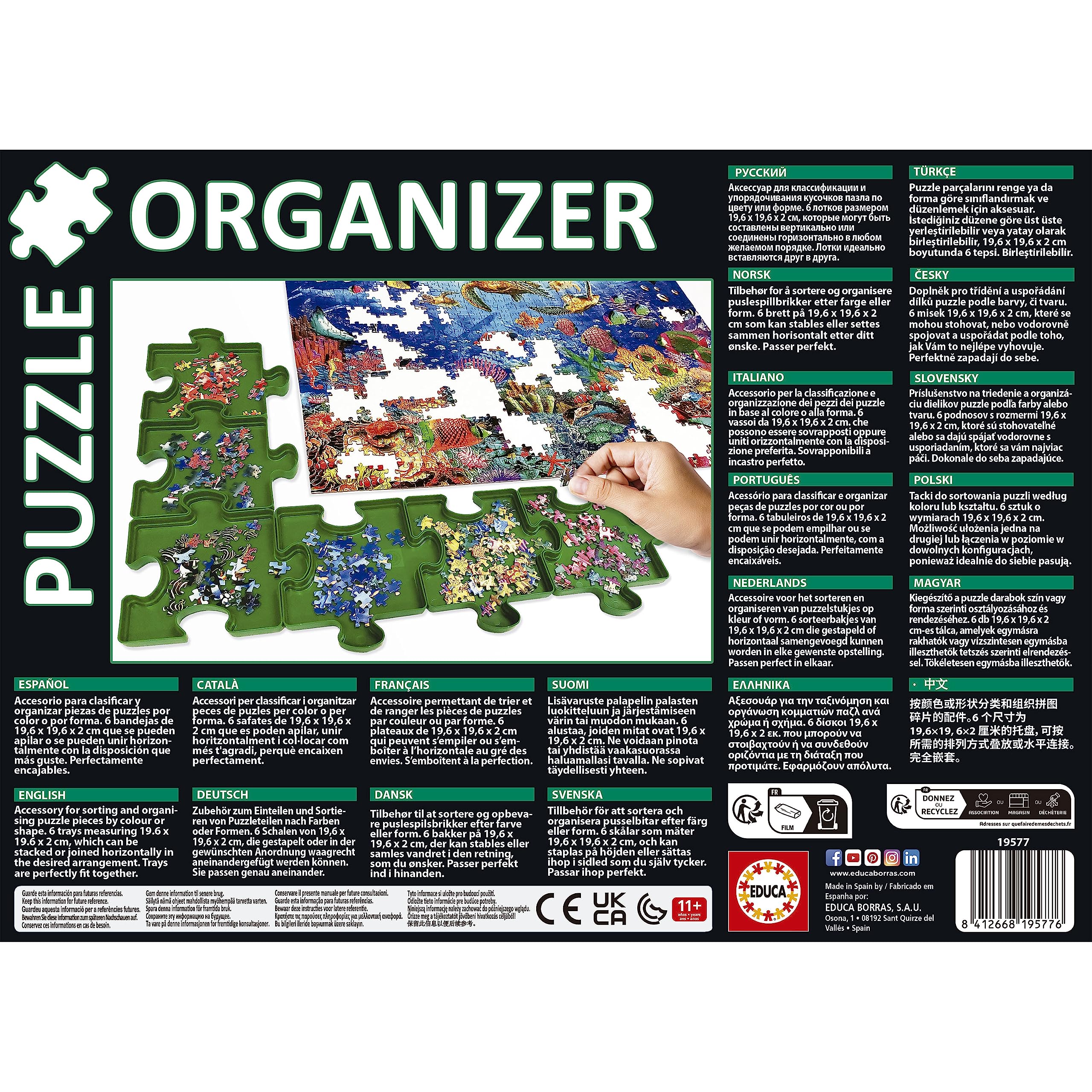 educa-19577-puzzle-organizer-6-schalen-sortierer image 5
