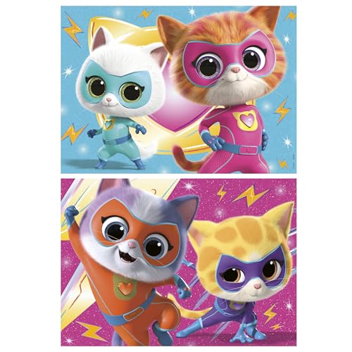 educa-kinderpuzzle-superkitties-20340-2x20-teile-ab-4-jahren image 8