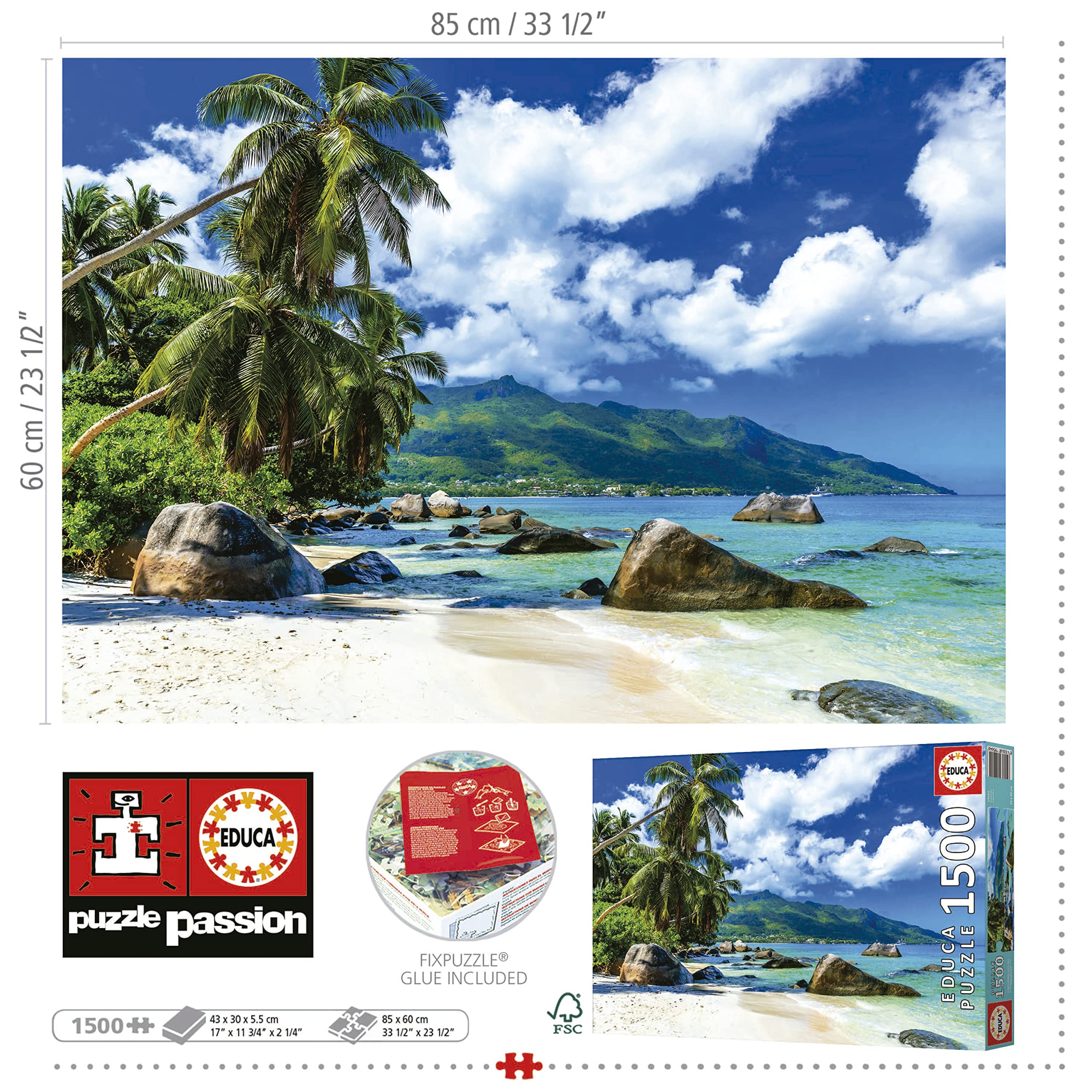 educa-seychellen-19564-puzzle-1500-teile-strand-ab-14-jahren image 3