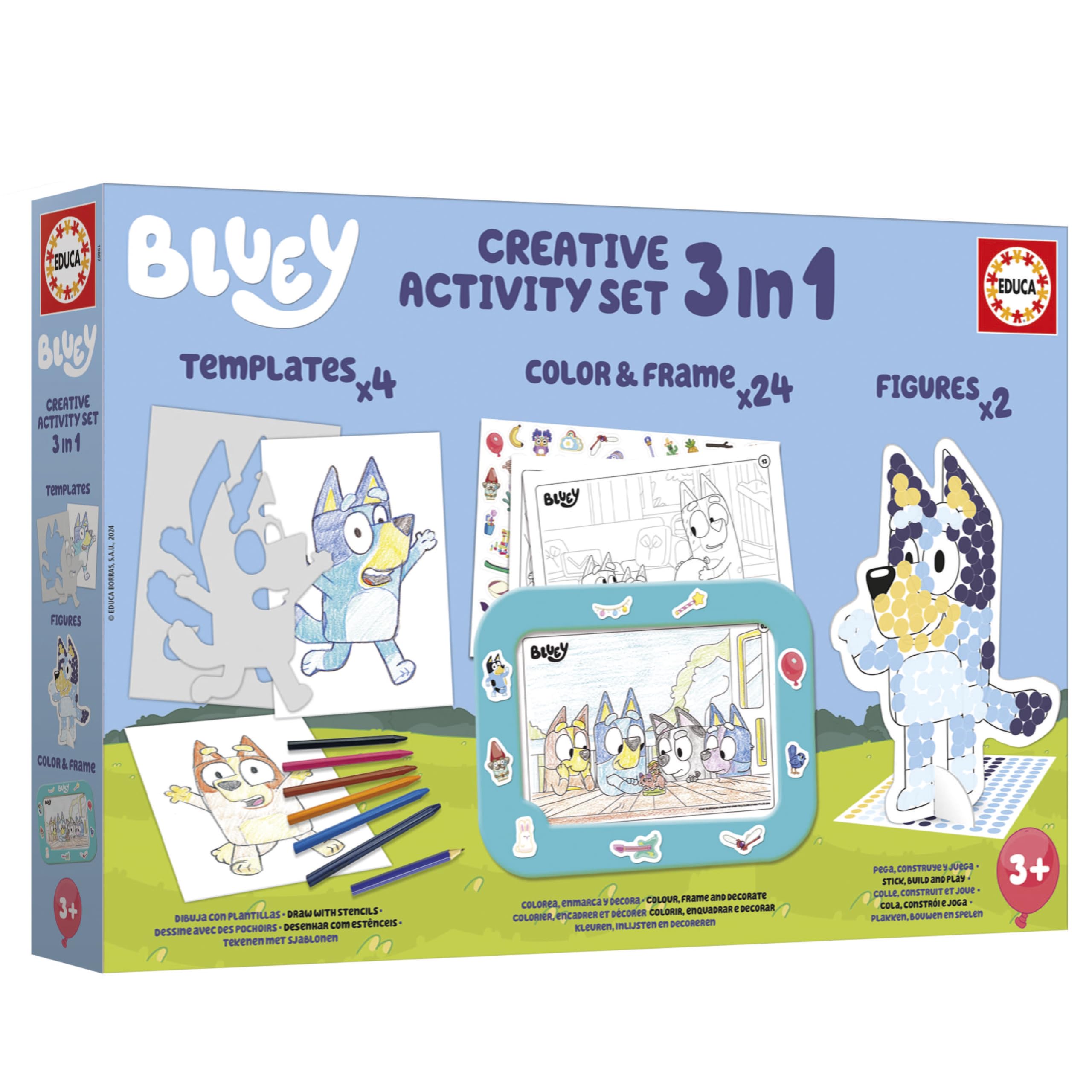 educa-bluey-3-in-1-kreativset-malen-basteln-figuren-ab-3 image 4
