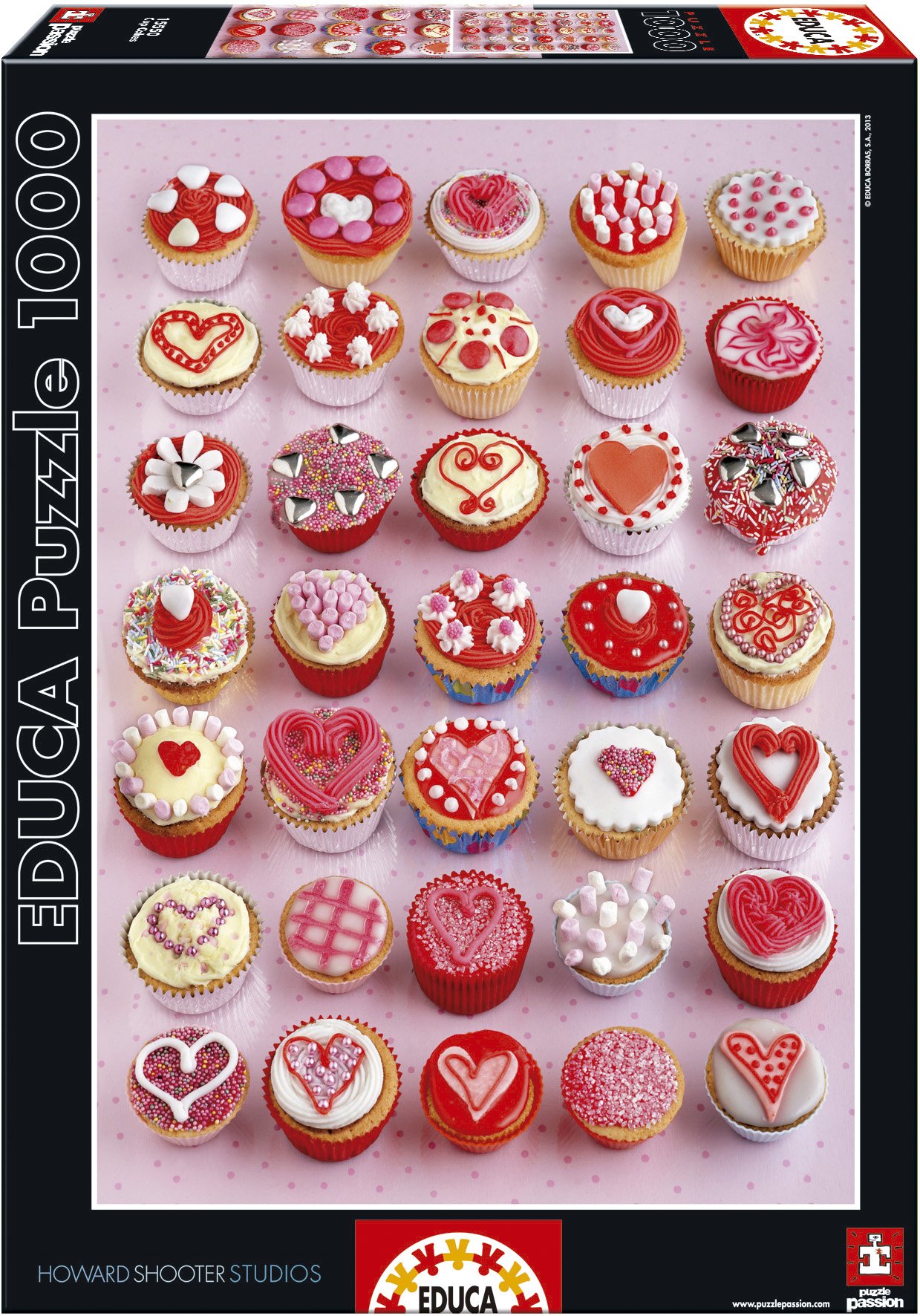 educa-15550-cupcakes-puzzle-1000-teile-68x48-cm image 1