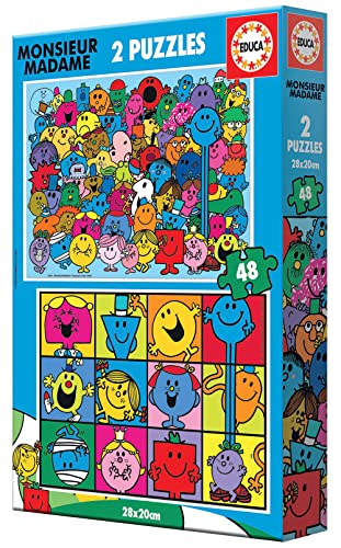 educa-19402-monsieur-madame-2x48-puzzle-ab-4-jahren image 8