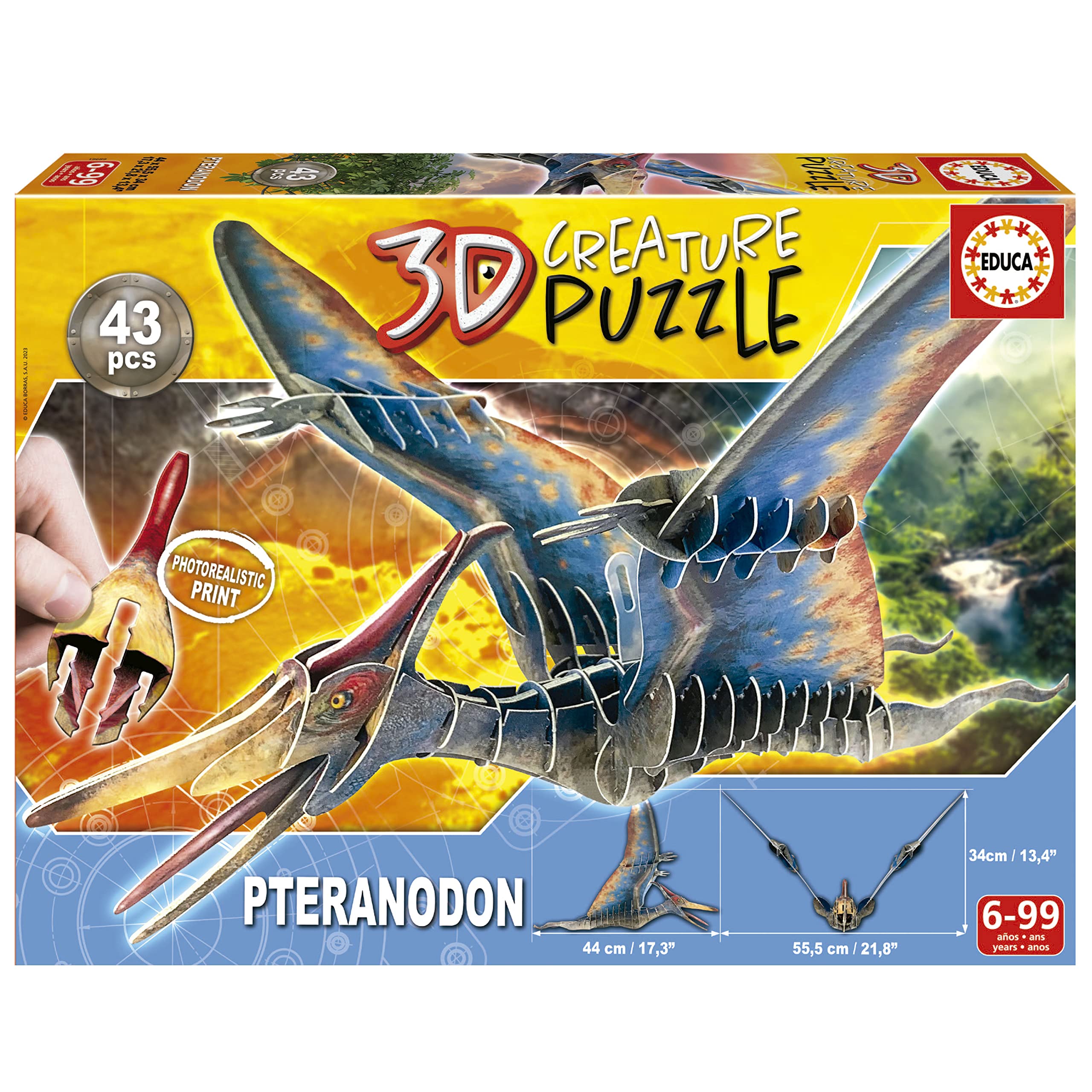 educa-t-rex-19182-3d-puzzle-82-teile-dinosaurier-ab-6-j image 4