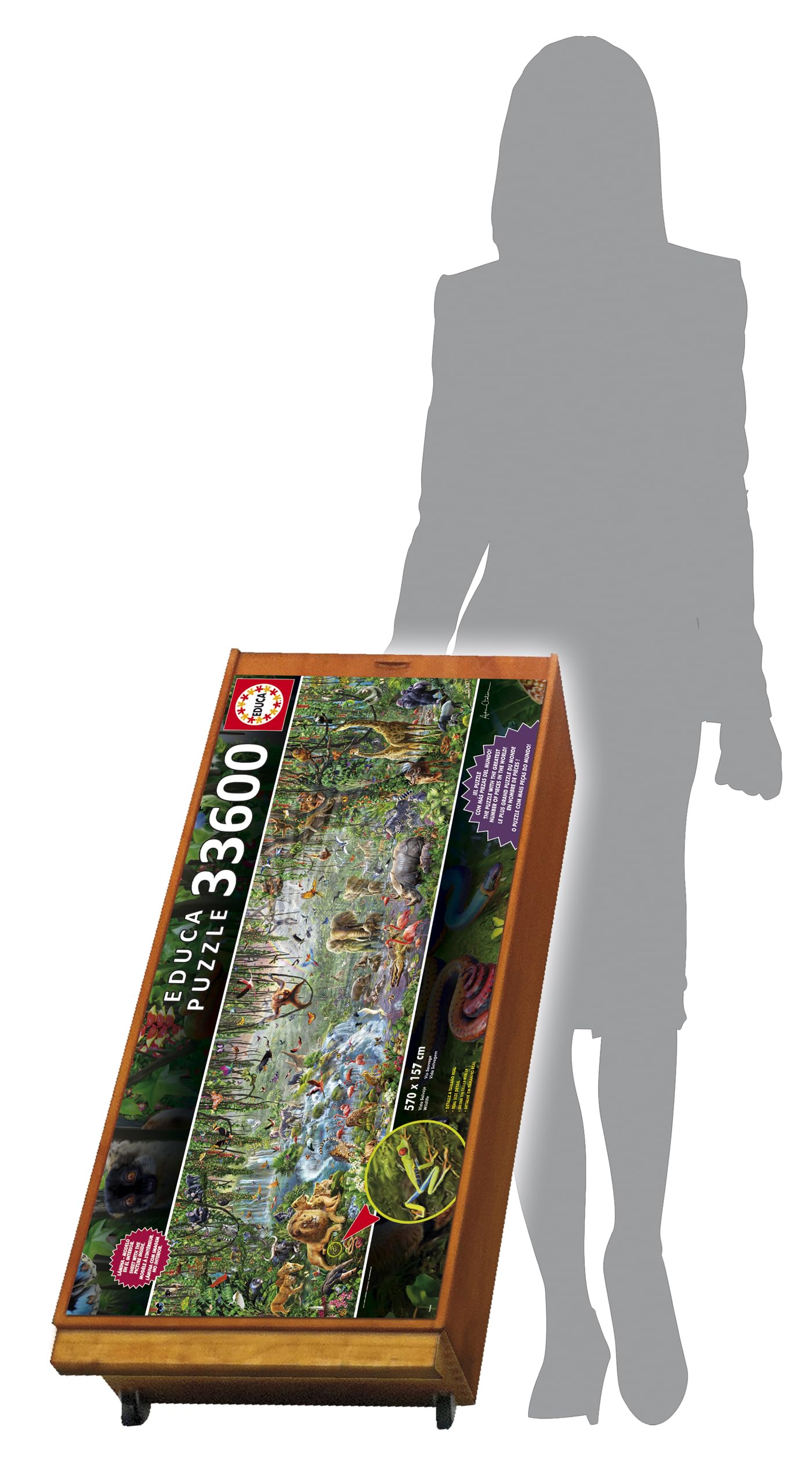 educa-wildlife-16066-33600-teile-puzzle-tiere-dschungel image 4