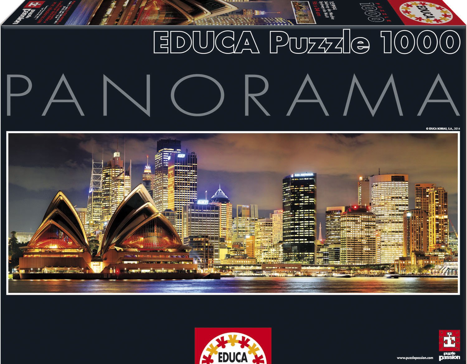 educa-sydney-bei-nacht-panorama-puzzle-1000-teile-15994 image 1