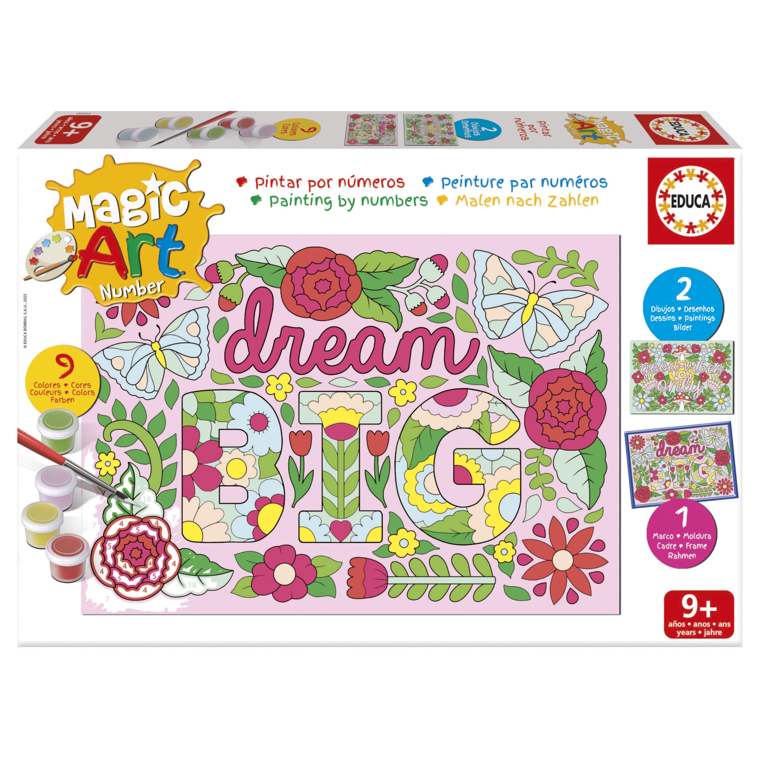 educa-magic-art-number-malen-nach-zahlen-blumen-20302-ab-9-j image 1