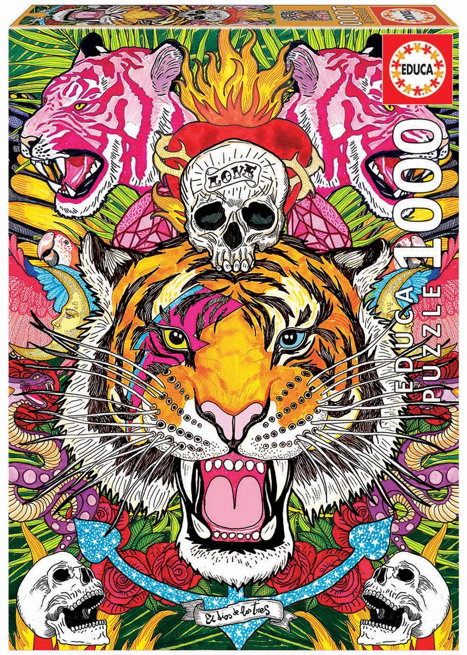 educa-extase-1000-teile-puzzle-tiger-ab-10-jahren image 1