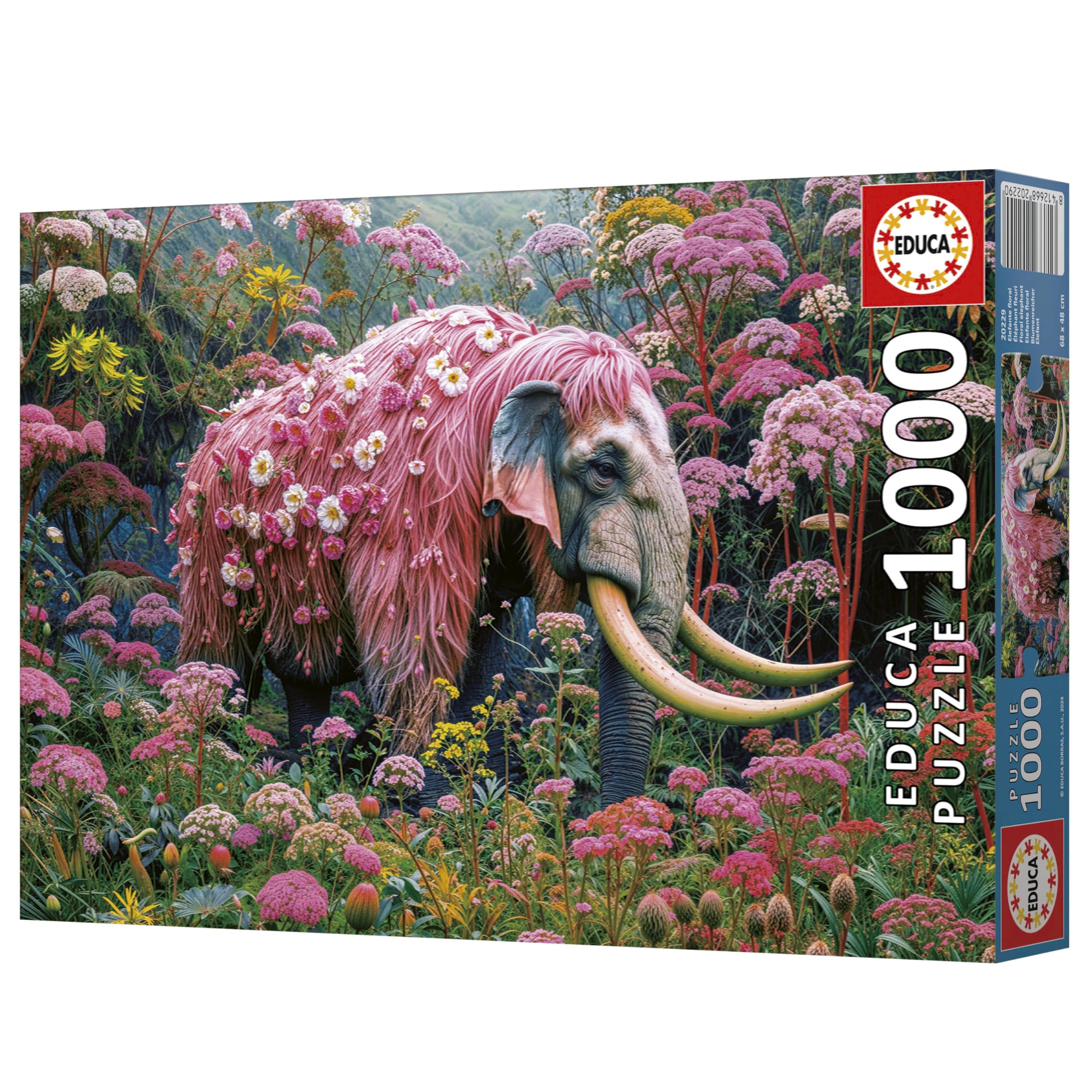 educa-20229-blumenelefant-1000-teile-puzzle-68x48-cm image 5