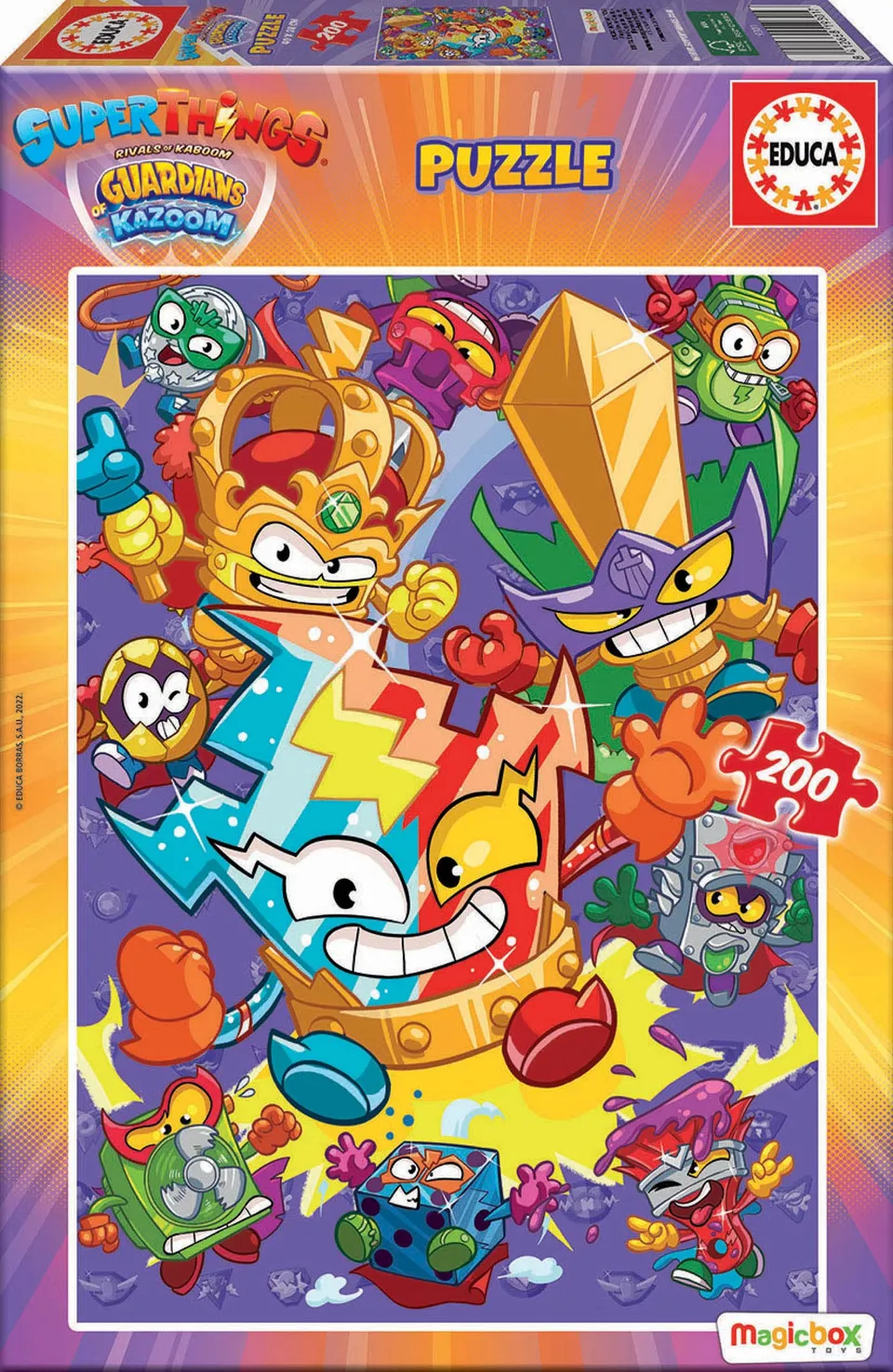 educa-superthings-puzzle-200-teile-kinder-ab-6-jahren image 1