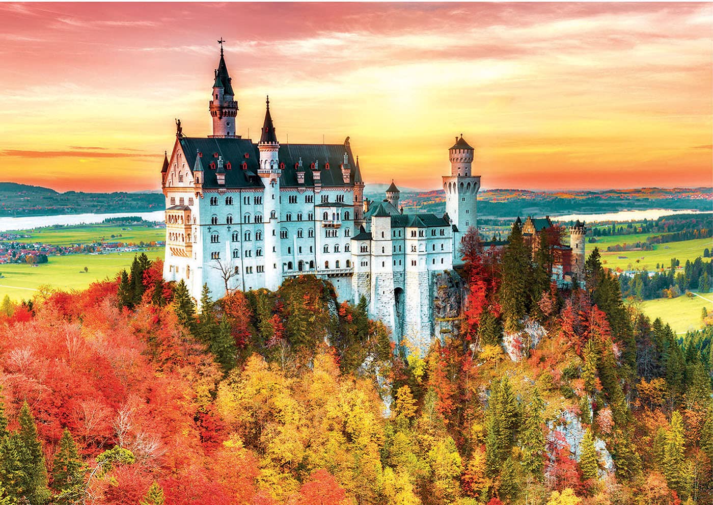 educa-schloss-neuschwanstein-puzzle-1500-teile-herbst image 2