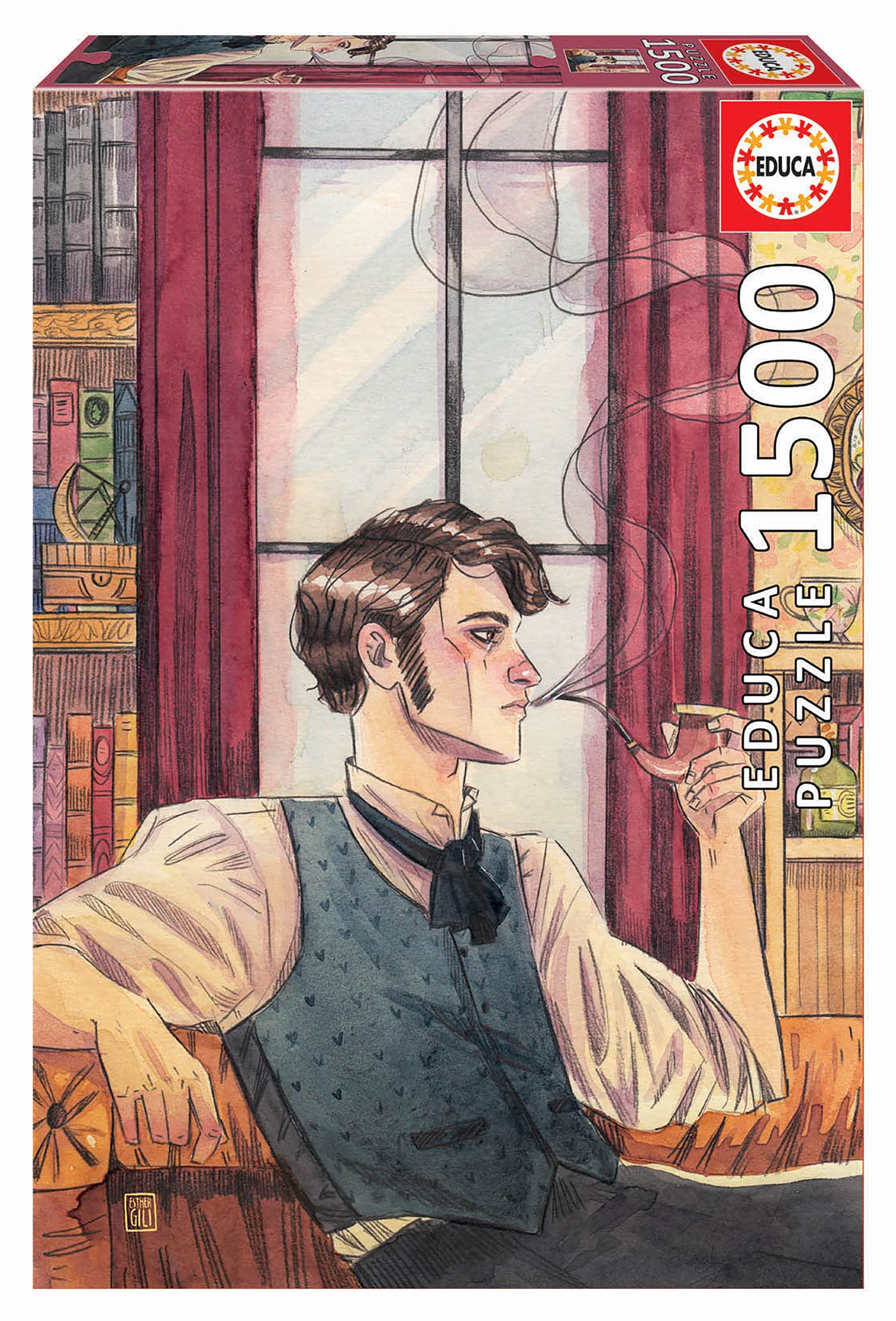 educa-mai-19015-puzzle-500-teile-esther-gili-portrait image 7