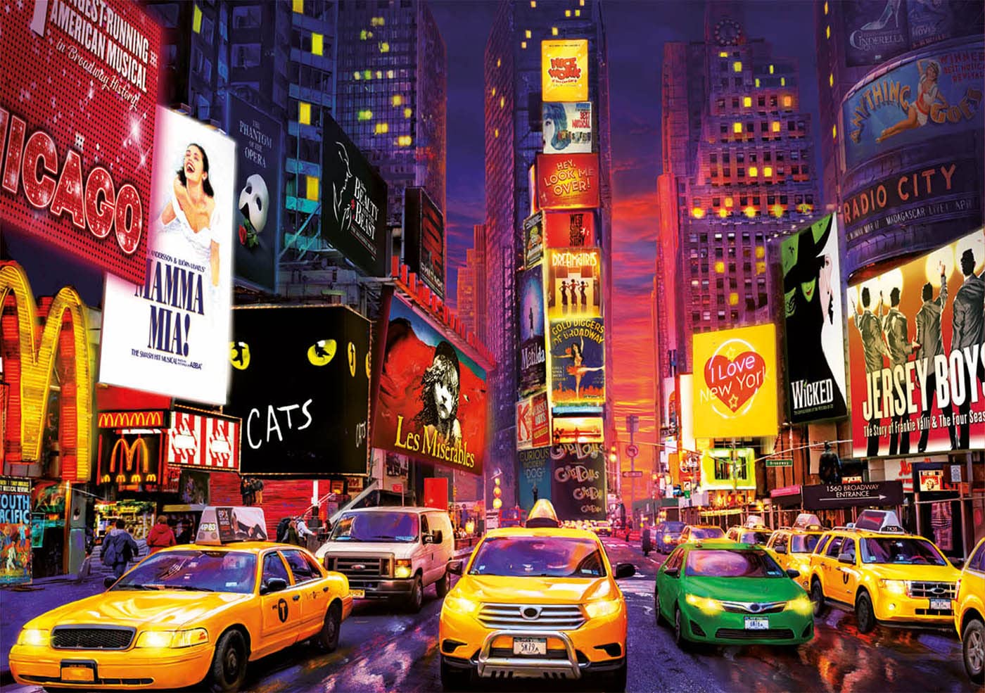 educa-times-square-18499-leuchtpuzzle-1000-teile image 2
