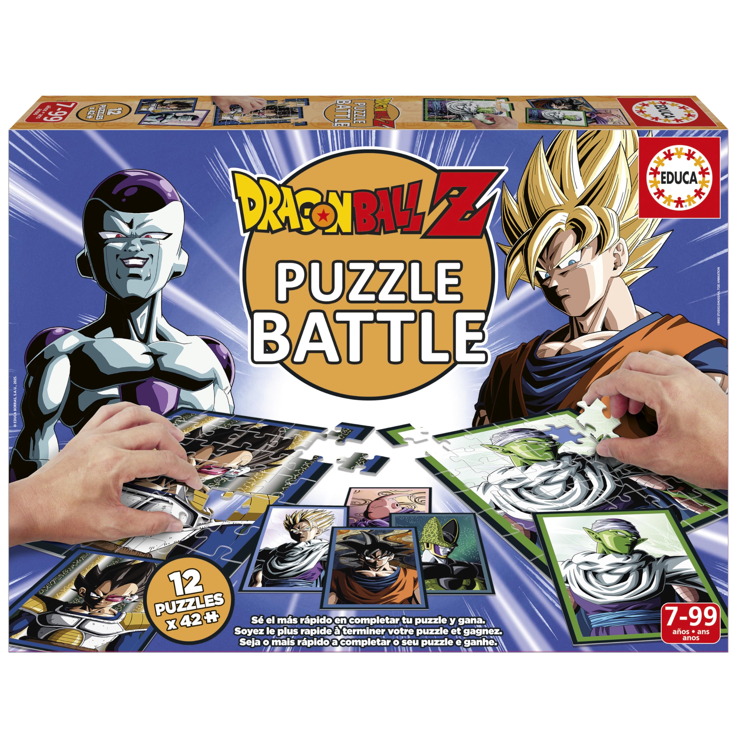 educa-puzzle-battle-dragon-ball-brettspiel-12x42-teile-ab-7-j image 1