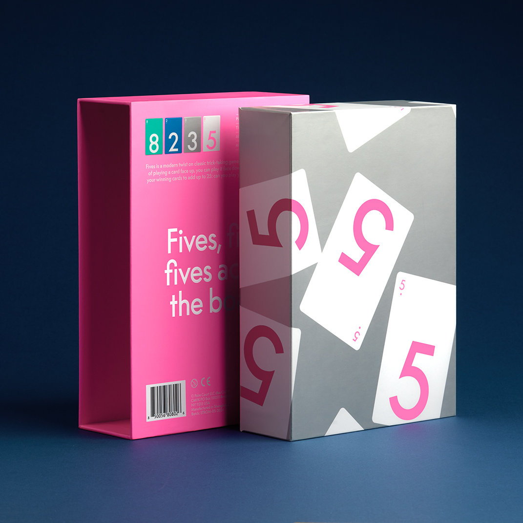 cmyk-fives-magenta-kartenspiel-stichspiel-3-4-spieler image 1