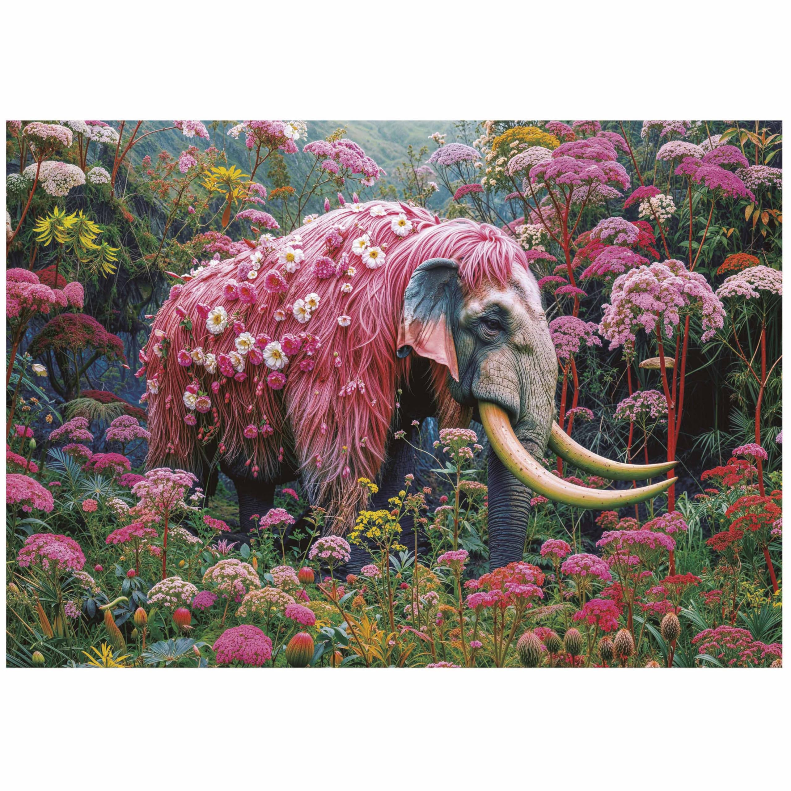 educa-20229-blumenelefant-1000-teile-puzzle-68x48-cm image 2