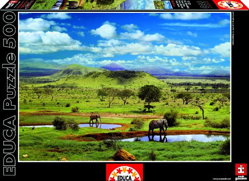 educa-tsavo-nationalpark-puzzle-500-teile-safari image 3